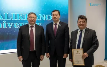 Бүгін Аманат партиясының Ақмола облыстық филиалының төрағасы Берген Беспалинов...