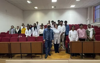 06.02.2024 ж. Жоғары медицина мектебінің 1 курс студенттері үшін Азамат Ермекұлының жетекшілігімен вокалдық студияға кастинг өтті