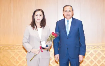 Баязитова Зүлфия Ерзатқызы стала лауреатом первой отечественной премии имени академика Найли Базановой для женщин-учёных