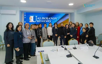 Бүгін университетке Қазақстан Республикасы Парламенті Мәжілісінің депутаты Айна Ермекқызы Мусралимова келді