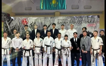 Ернарды каратэ шинкиокушинкайдан алғашқы данның қара белбеуін алғанымен шын жүректен құттықтаймыз