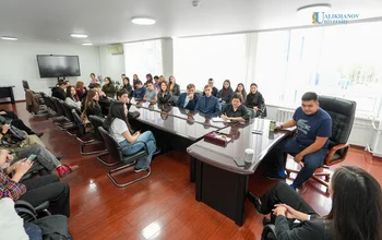 Кәсіптік бейімдеу бағытындағы іс-шаралар шеңберінде Ualikhanov University Мансап және жұмысқа орналастыру орталығы...