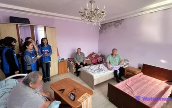 2025 жылдың 18 наурызында жоғары медицина мектебінің ерікті студенттері...