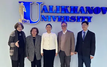 Назарбаев Университетінің 6 қызметкері қазақстандық жоғары оқу орындары арасында тәжірибе алмасу шеңберінде Ualikhanov University-ге келді