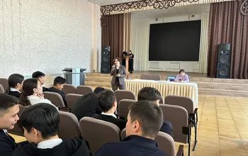 Кәсіптік бағдар беру жұмысы аясында 13-14 қаңтарда Менеджмент жоғары мектебінің оқытушылары...