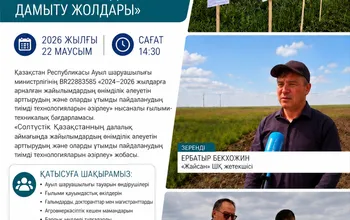 Дөңгелек үстел «Ақмола облысында мал азығы өндірісін дамыту жолдары»